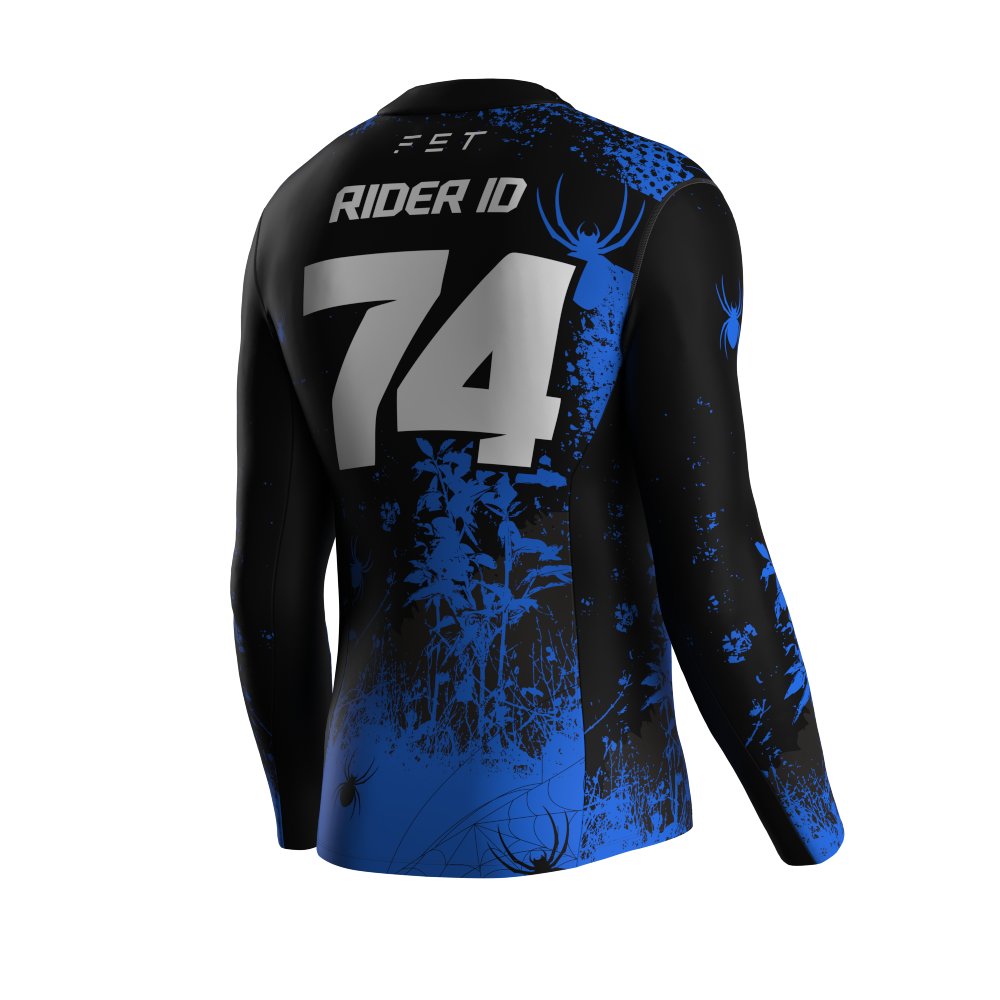 HALLOWEEN SEASON MX JERSEY BLUE - CUSTOM ID