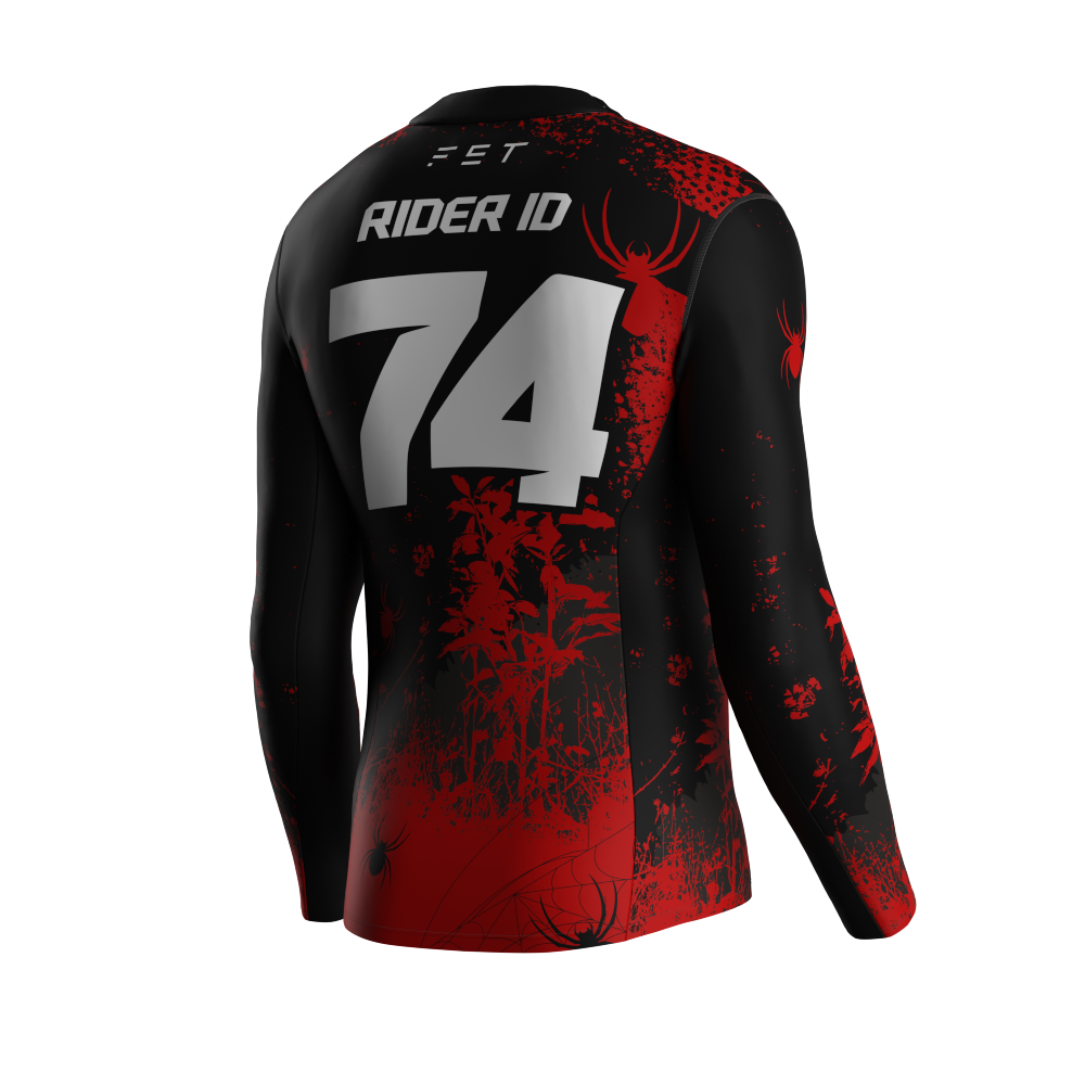 HALLOWEEN SEASON MX JERSEY RED - CUSTOM ID