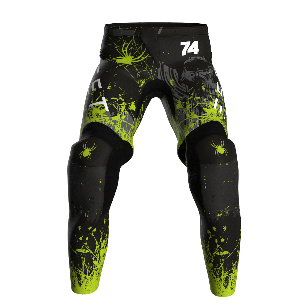 NEW! Motocross Pants - Halloween Green, Custom ID
