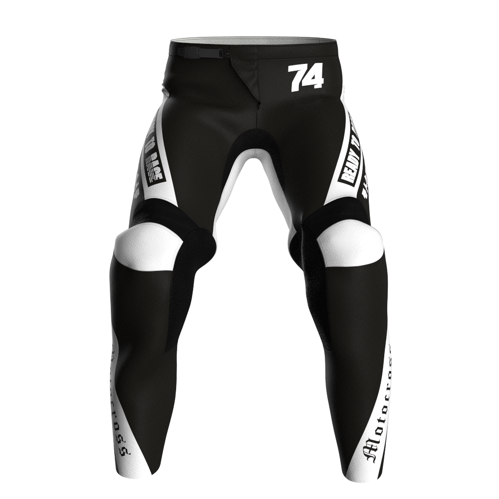 NEW! Motocross Pants - Hero Black/White, Custom ID