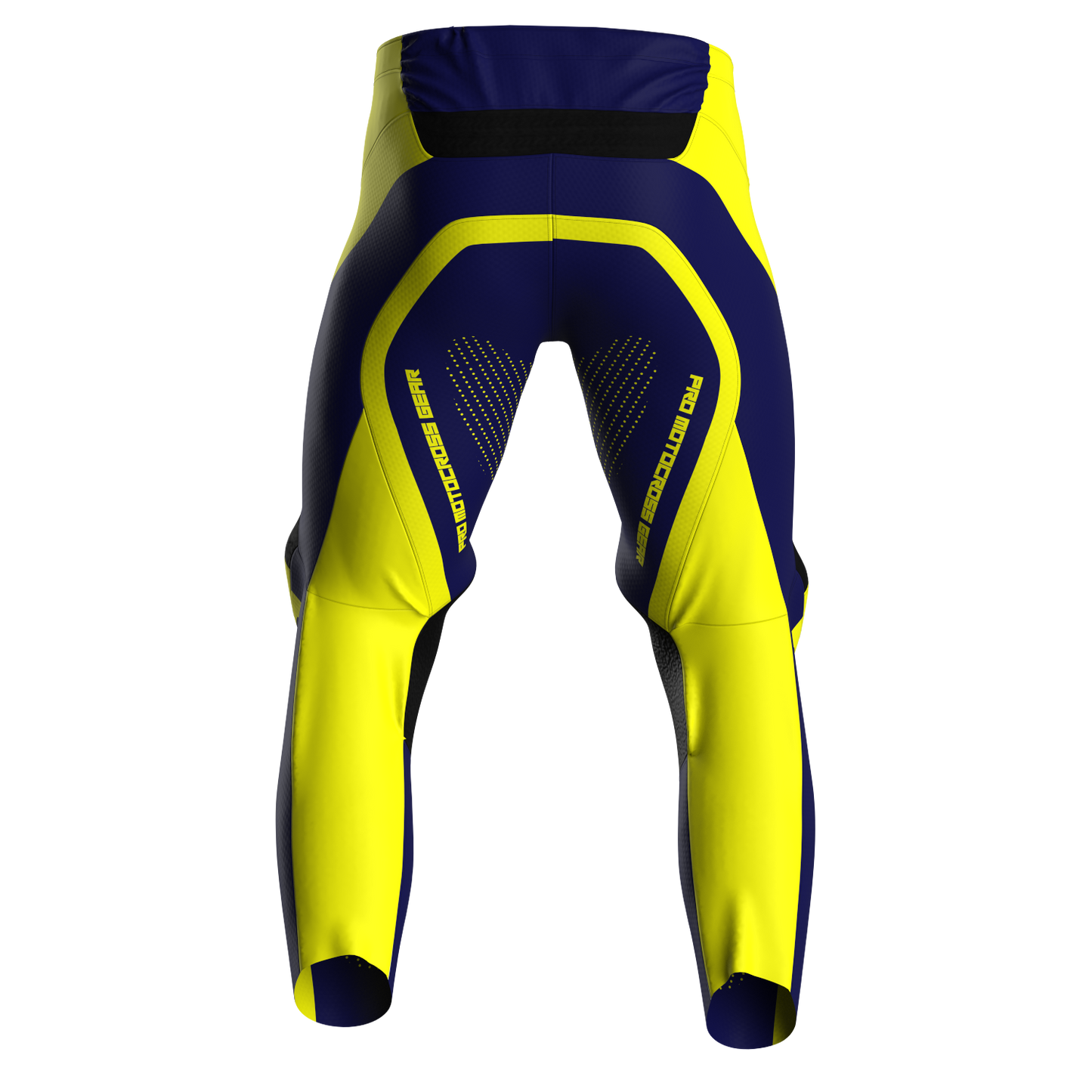 NEW! Motocross Pants - PRO Blue/Yellow, Custom ID