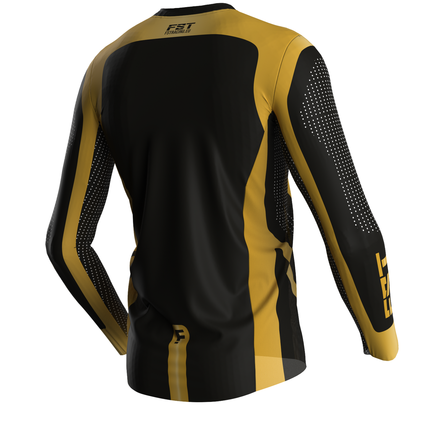Motocross jersey PRO GOLD - with mesh in sides