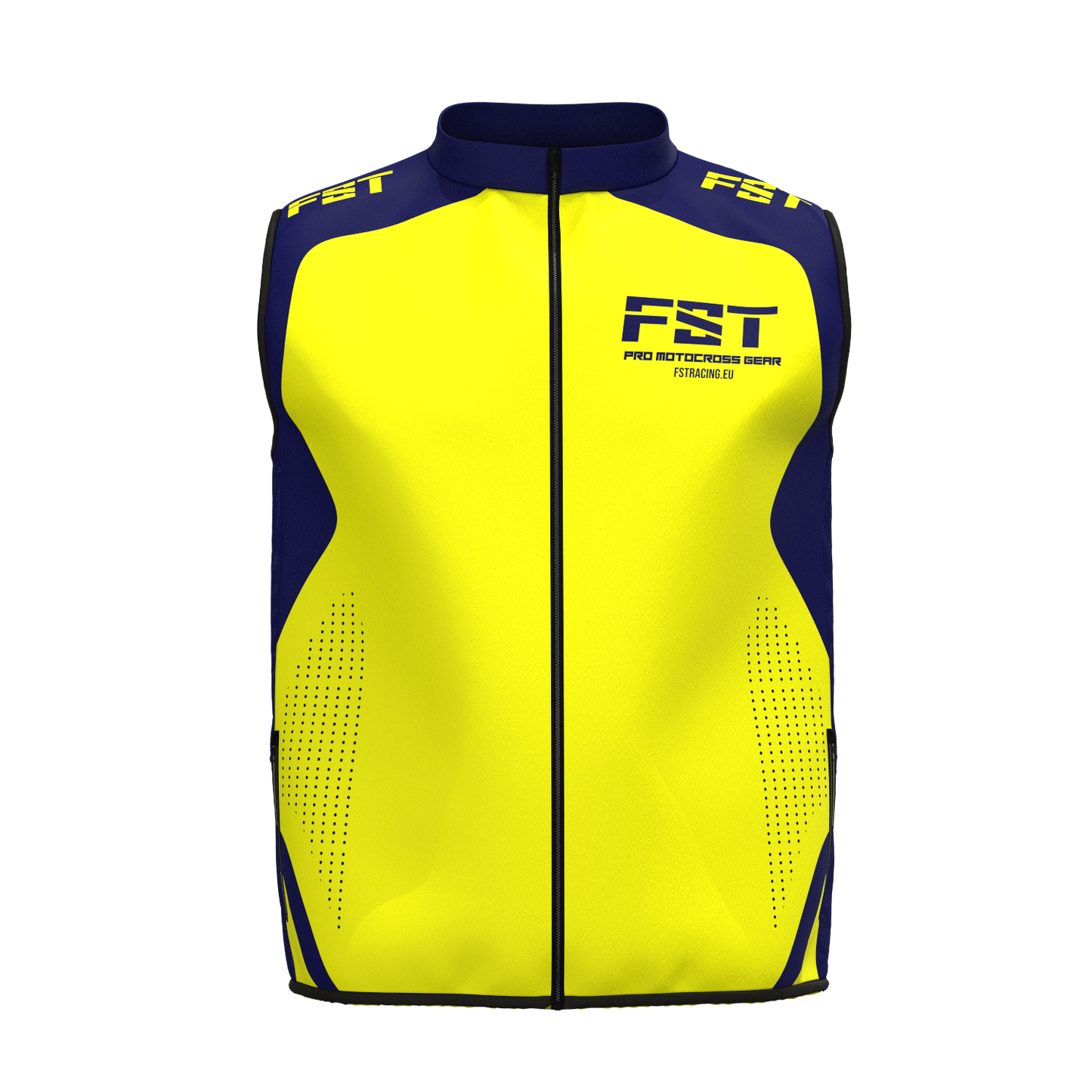 New! Motocross vest Yellow/Blue