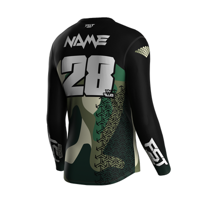 MX jersey slim fit ARMY