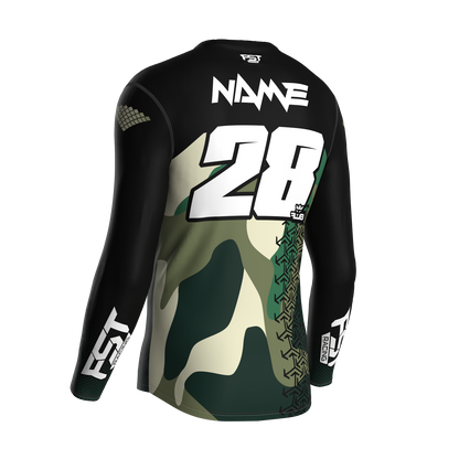 MX jersey slim fit ARMY