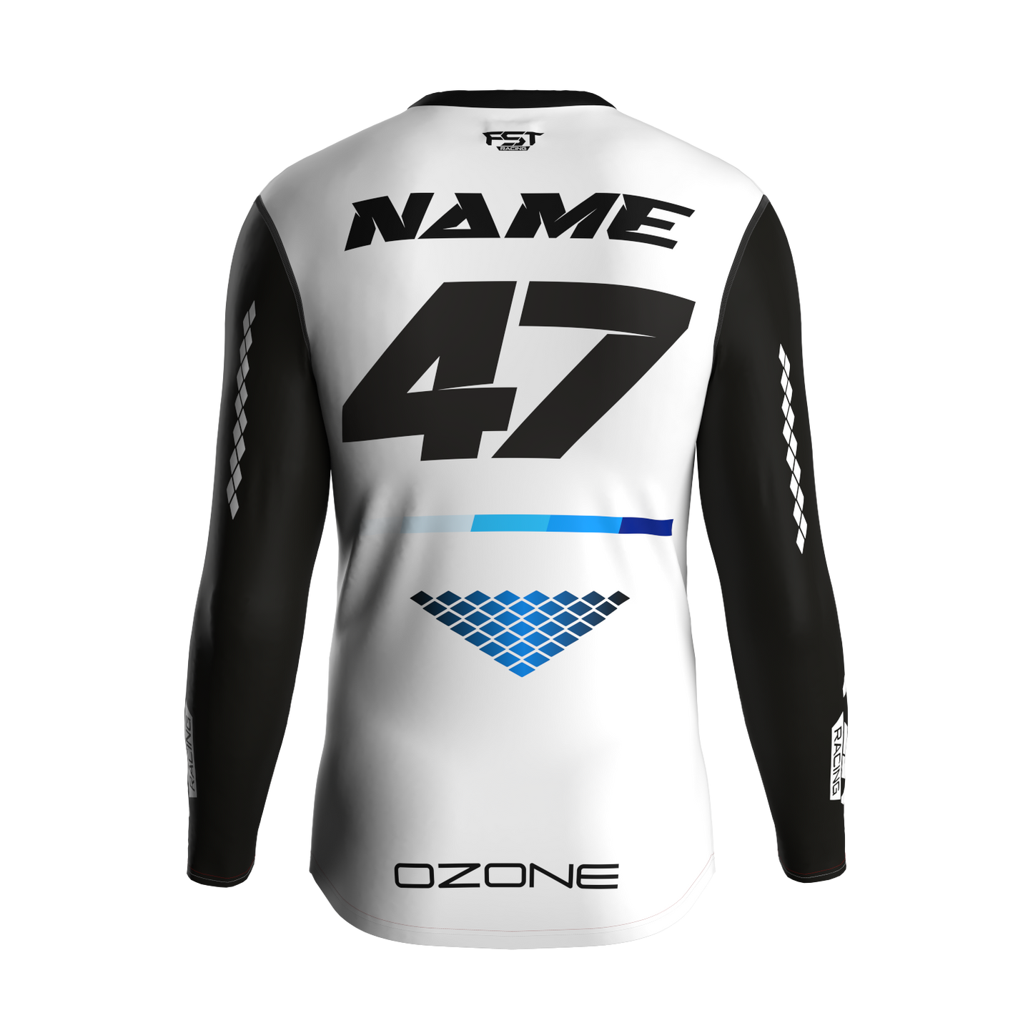 MX jersey slim fit OZONE white