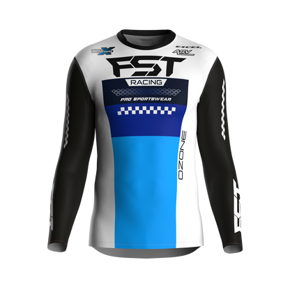 MX jersey slim fit OZONE white