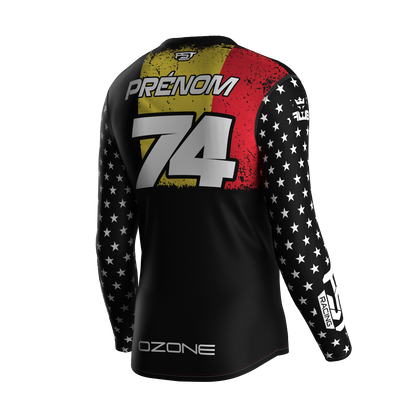 MX jersey slim fit BELGIUM white