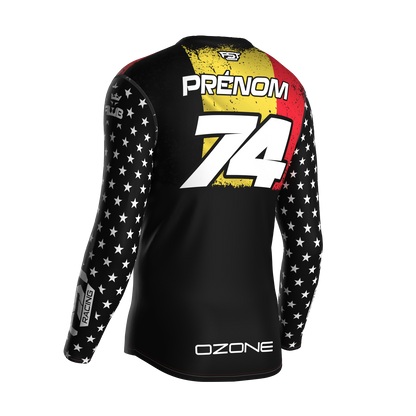 MX jersey slim fit BELGIUM white