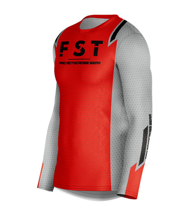 MX jersey slim fit RACER orange