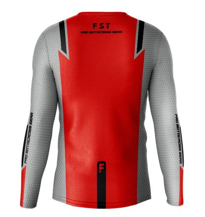 MX jersey slim fit RACER orange