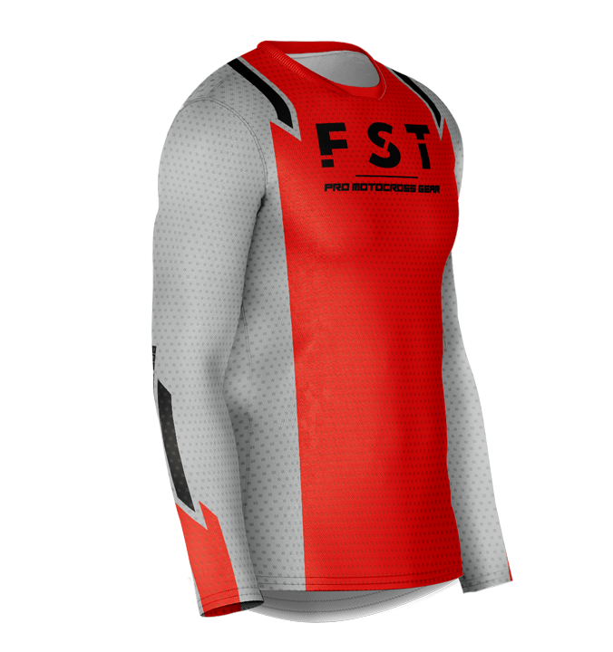 MX jersey slim fit RACER orange