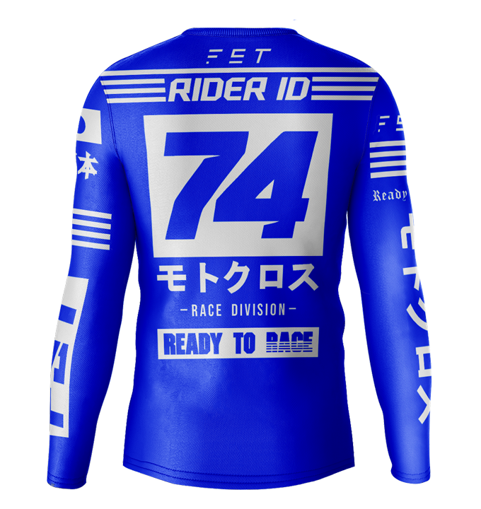 MX jersey slim fit JPNUSA blue