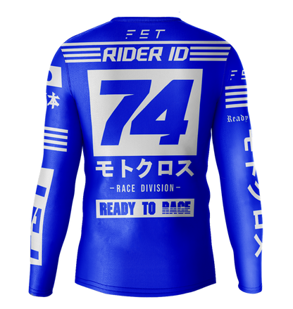 MX jersey slim fit JPNUSA blue