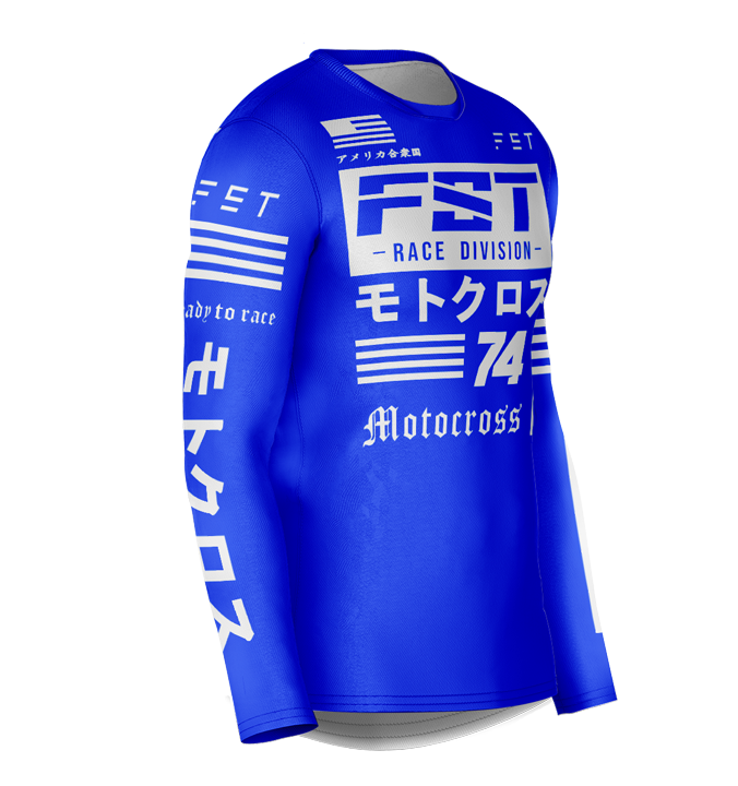 MX jersey slim fit JPNUSA blue
