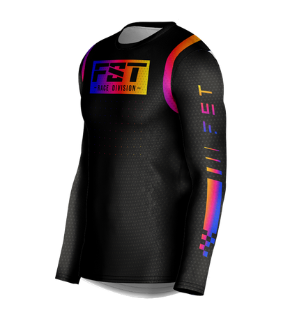 MX jersey slim fit RACER black hameleon