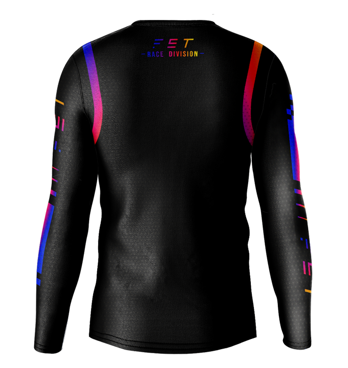MX jersey slim fit RACER black hameleon