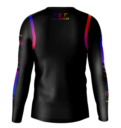 MX jersey slim fit RACER black hameleon
