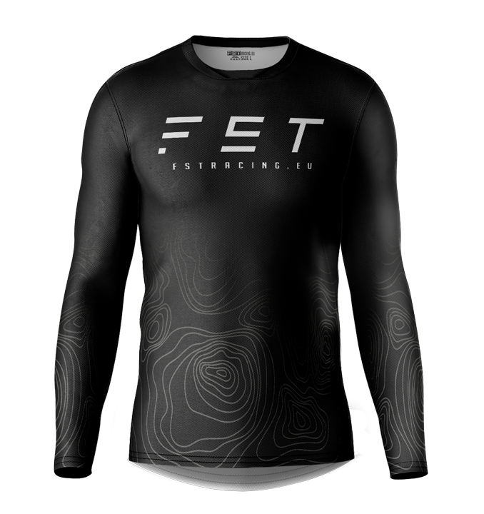 MX jersey slim fit overland black