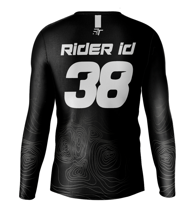 MX jersey slim fit overland black
