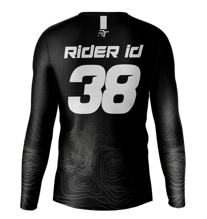 MX jersey slim fit overland black