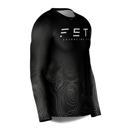 MX jersey slim fit overland black