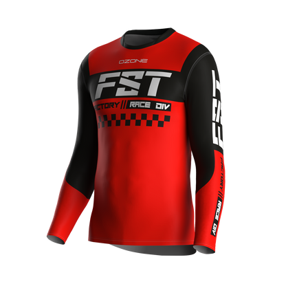 MX jersey slim fit NEON red