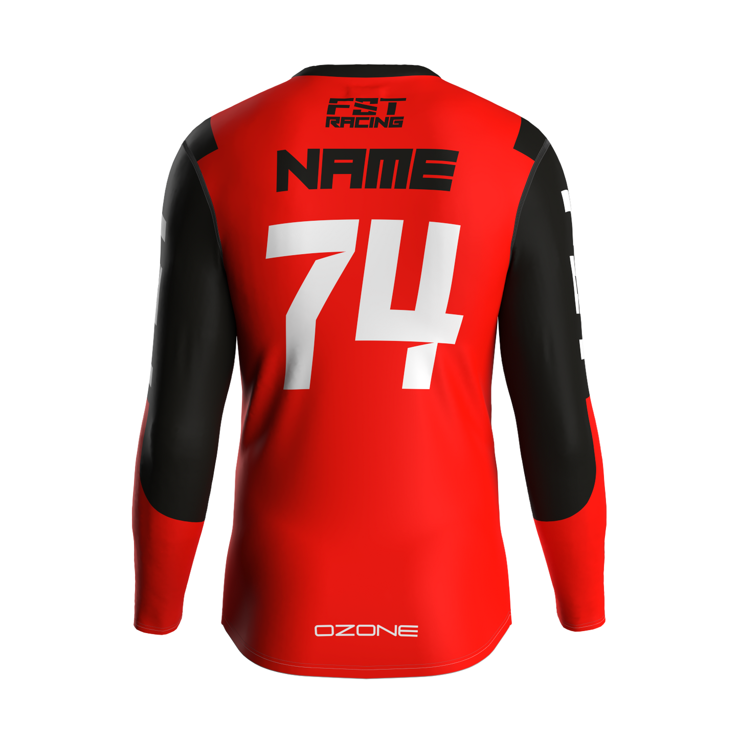 MX jersey slim fit NEON red