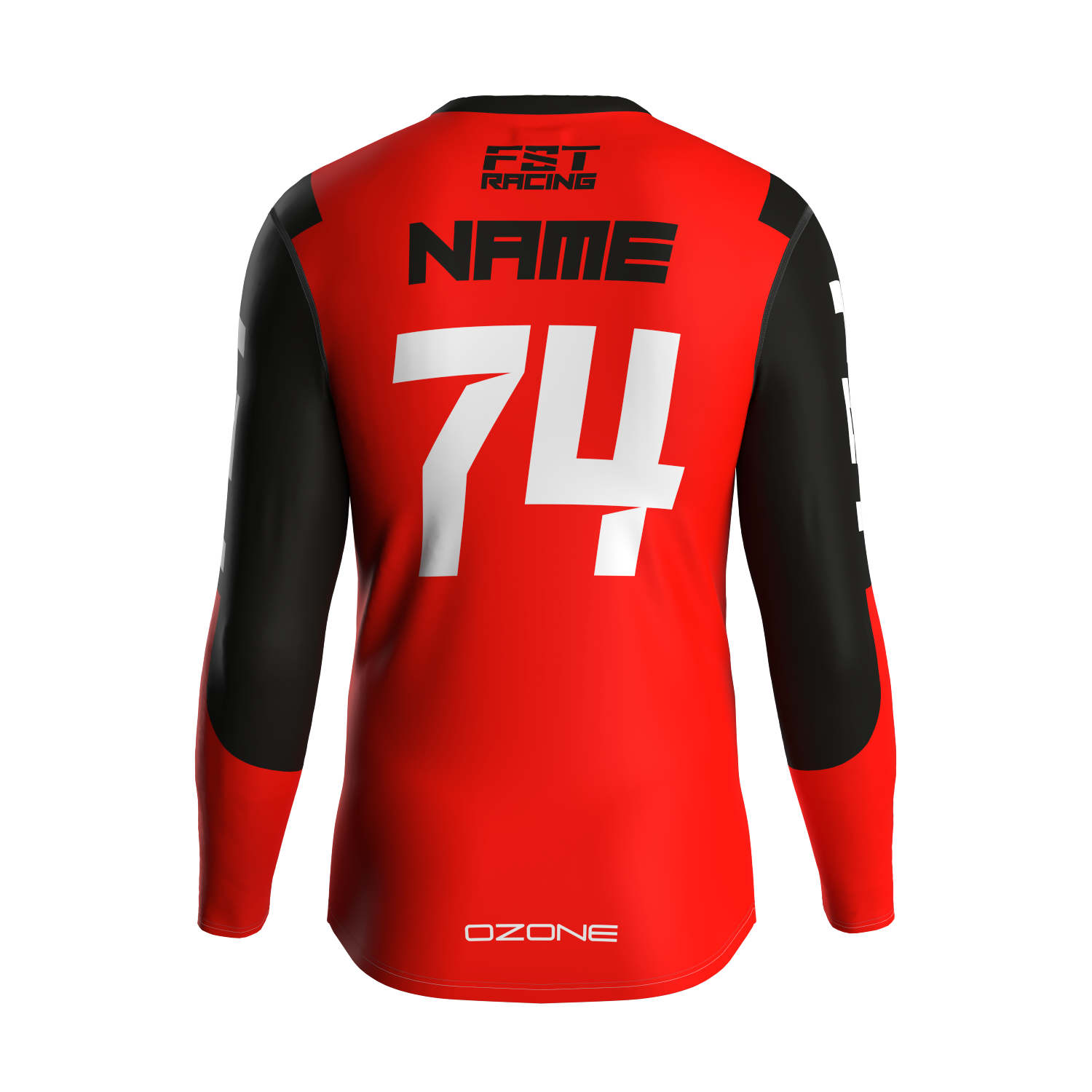 MX jersey slim fit NEON red