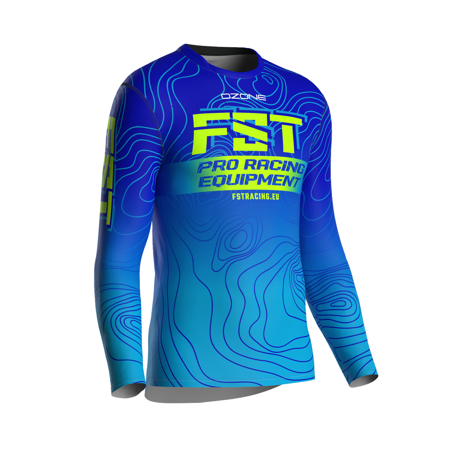 MX jersey slim fit Natureset blue