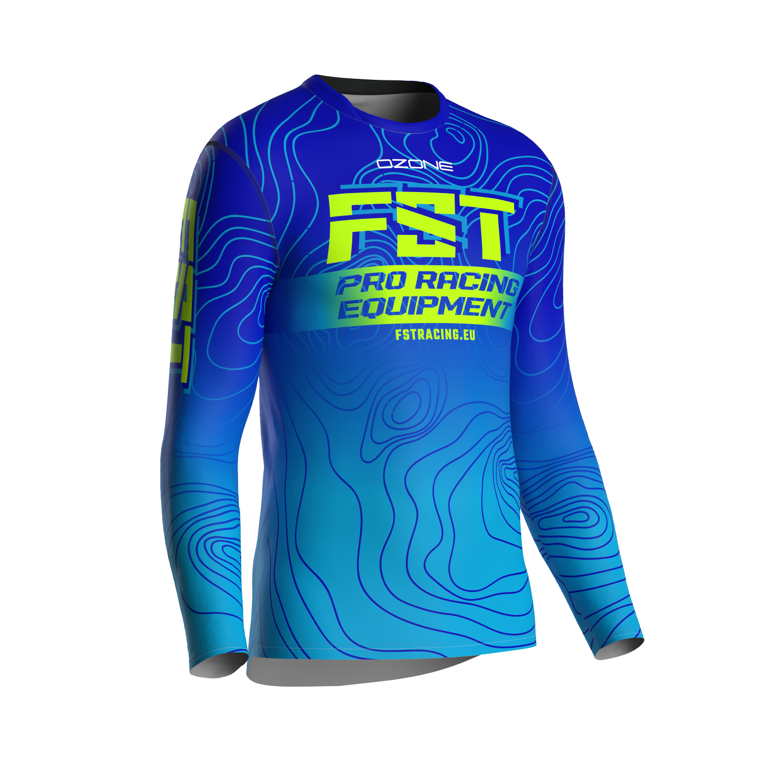 MX jersey slim fit Natureset blue