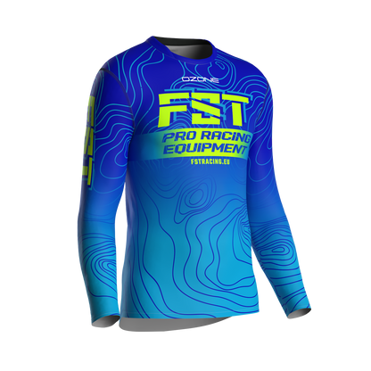 MX jersey slim fit Natureset blue