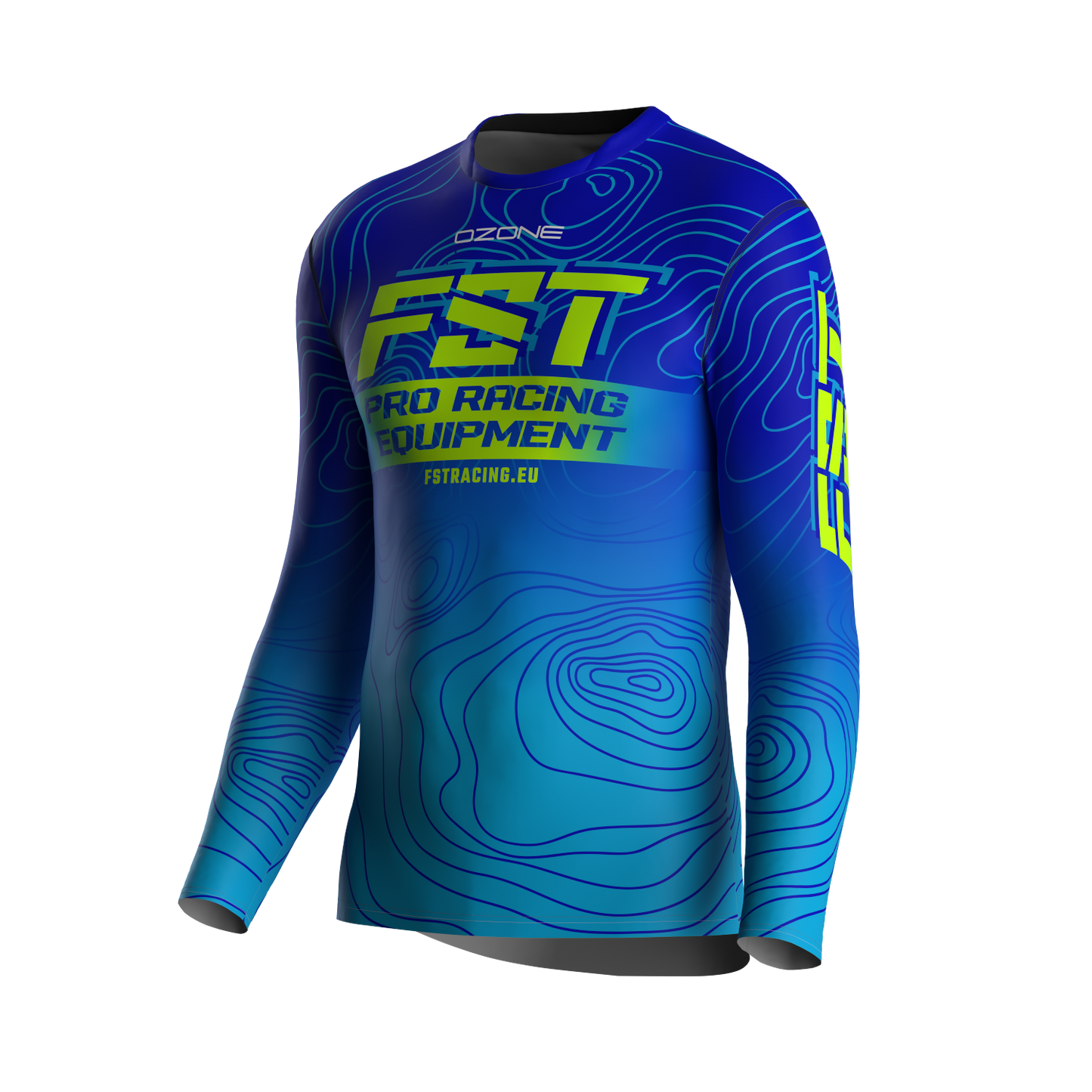 MX jersey slim fit Natureset blue