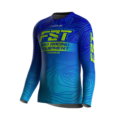 MX jersey slim fit Natureset blue