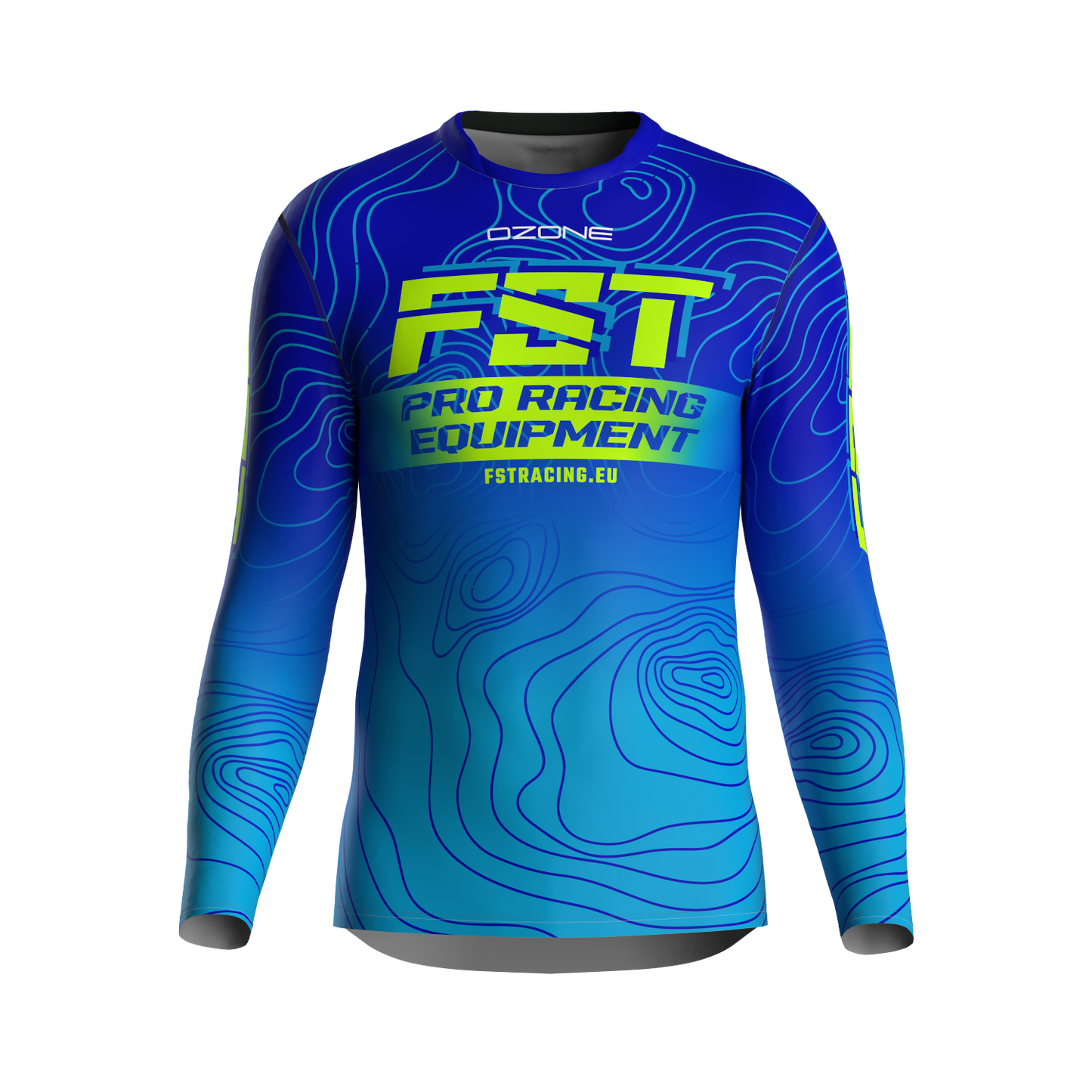 MX jersey slim fit Natureset blue