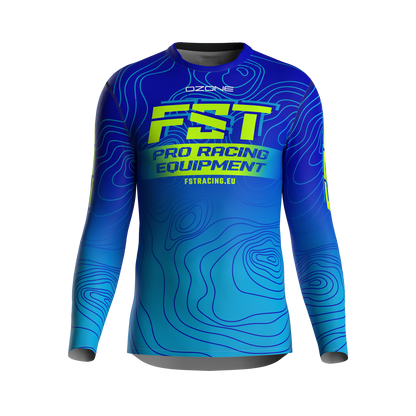 MX jersey slim fit Natureset blue