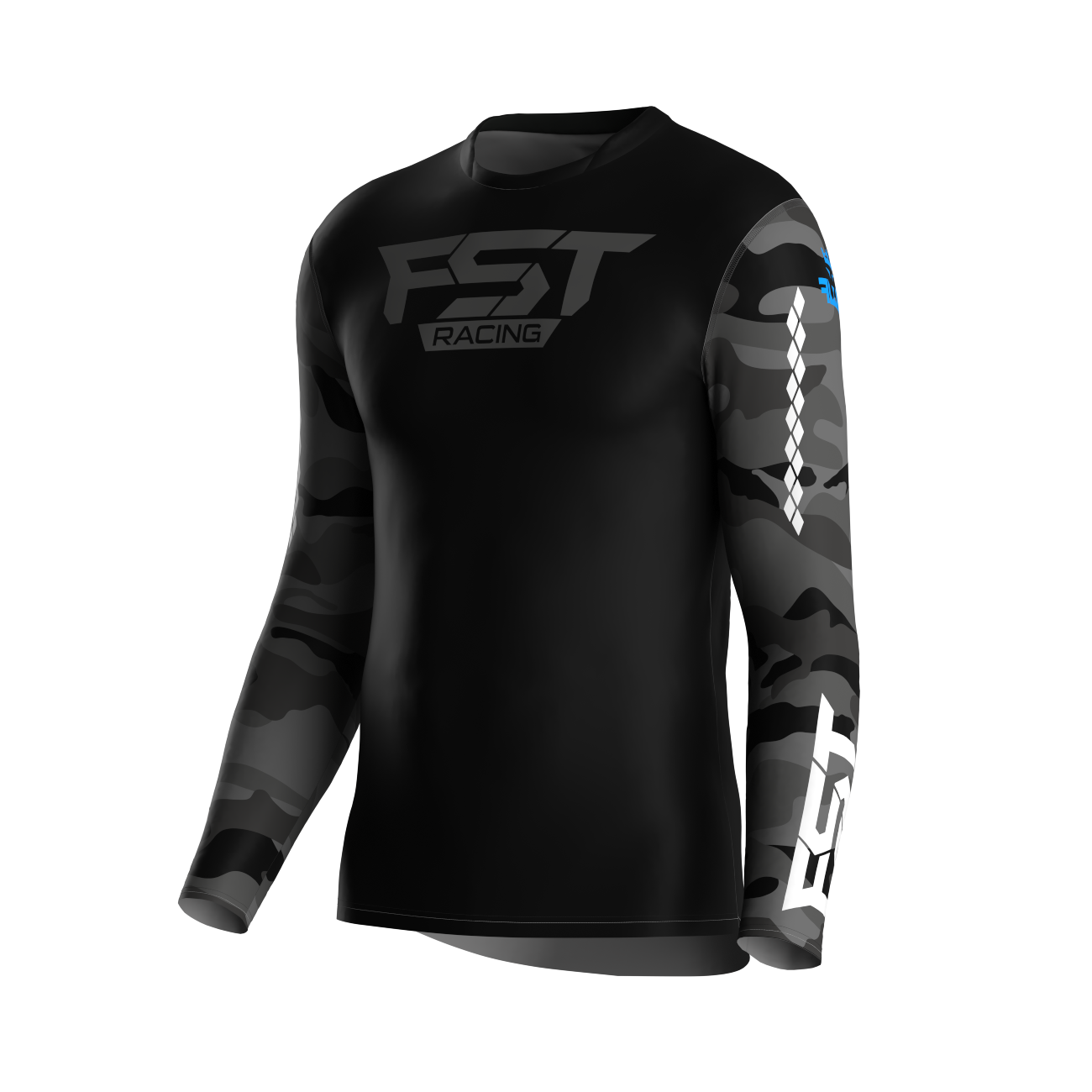 MX jersey slim fit ARMY grey