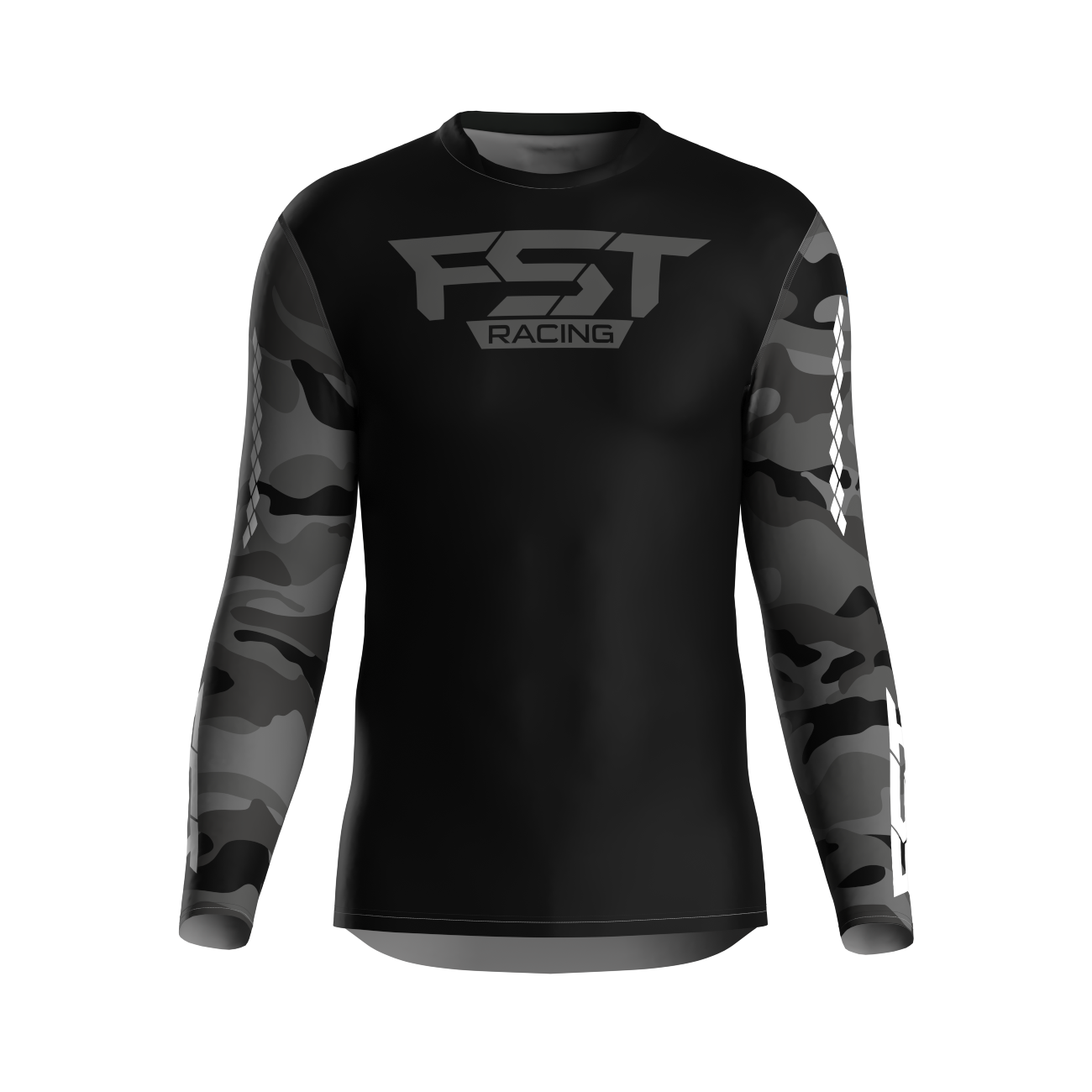 MX jersey slim fit ARMY grey