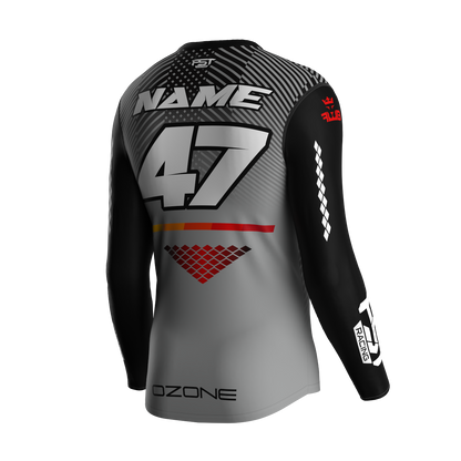 MX jersey slim fit OZONE gray