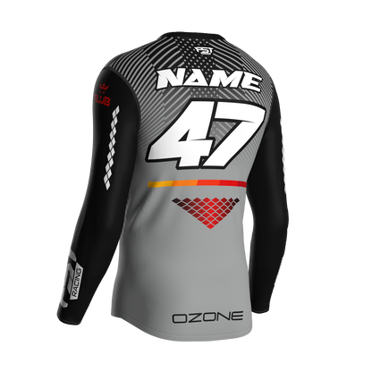 MX jersey slim fit OZONE gray