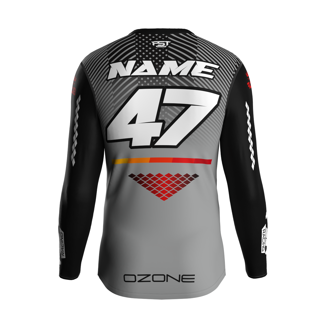 MX jersey slim fit OZONE gray