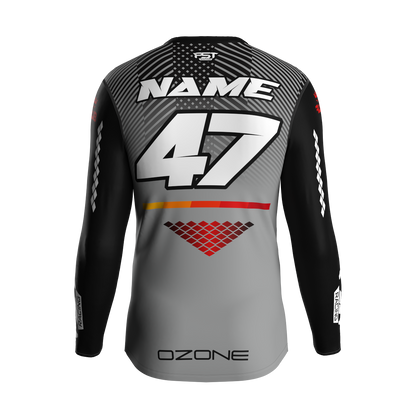 MX jersey slim fit OZONE gray