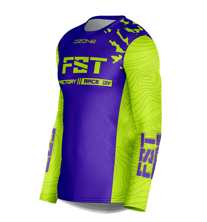 MX jersey slim fit Ozone purple fluo