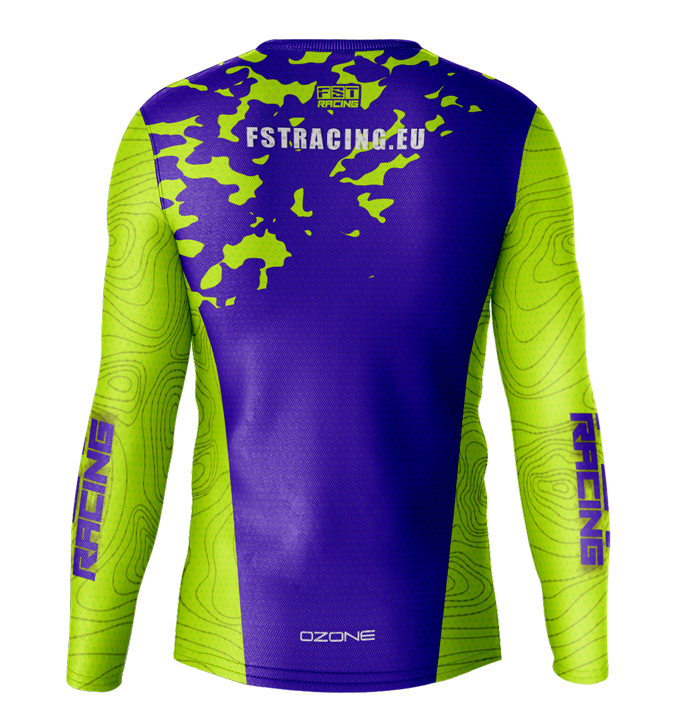 MX jersey slim fit Ozone purple fluo