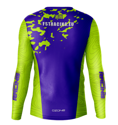MX jersey slim fit Ozone purple fluo