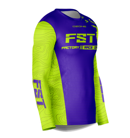 MX jersey slim fit Ozone purple fluo