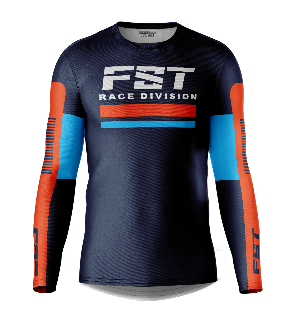 Race Blue/orange Motocross Jersey