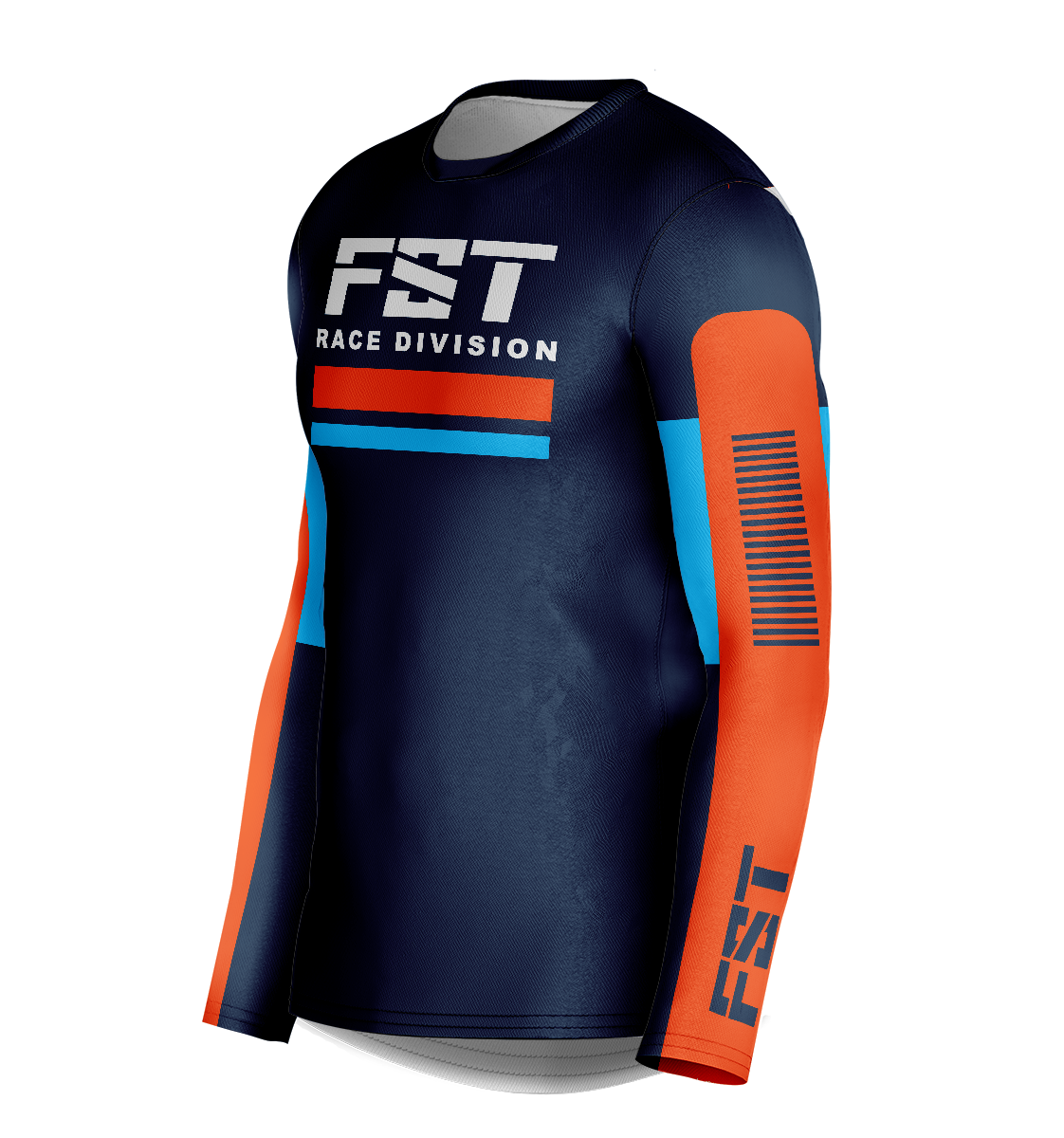 Race Blue/orange Motocross Jersey