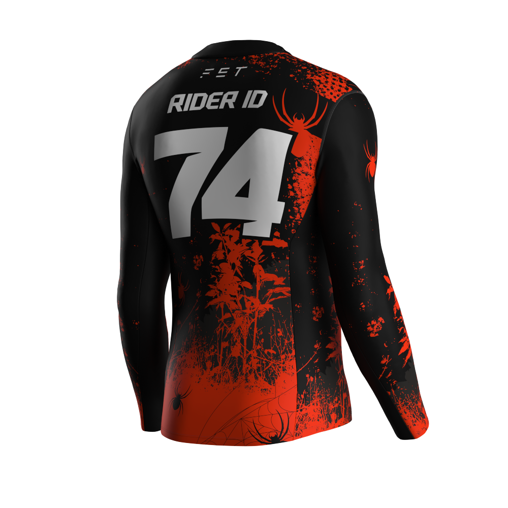 HALLOWEEN SEASON MX JERSEY ORANGE - CUSTOM ID