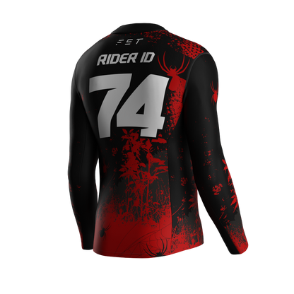 HALLOWEEN SEASON MX JERSEY RED - CUSTOM ID